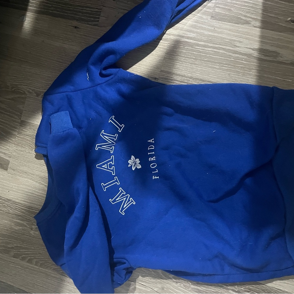 Blue Miami Florida Sweatshirt